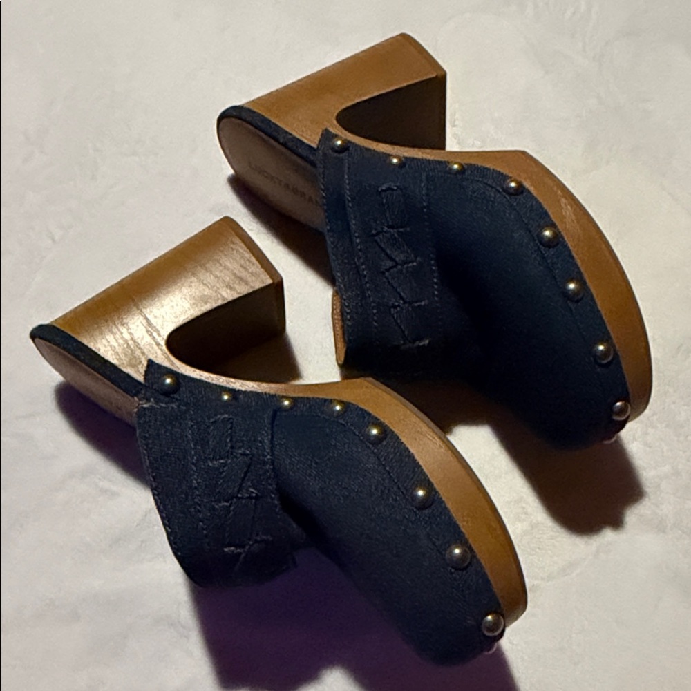 Lucky Brand Women's Denim Blue Mules - Picture 5 of 10